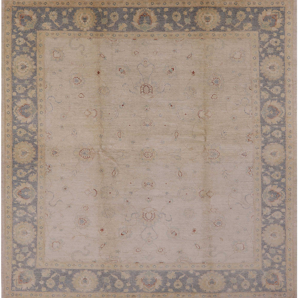 Ahgly Company Indoor Square Mid-Century Modern Area Rugs, 4' Square