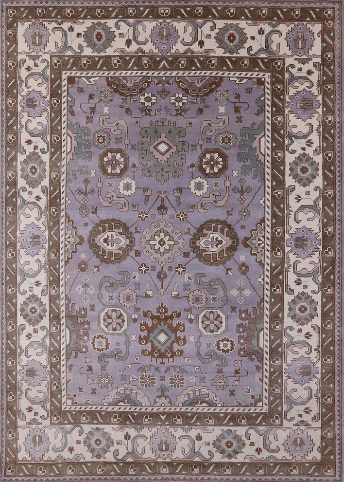 Ahgly Company Indoor Rectangle Mid-Century Modern Area Rugs, 7' x 10'