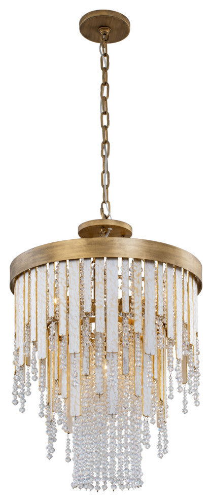 Lafayette 4-Lt Chandelier - Havana Gold