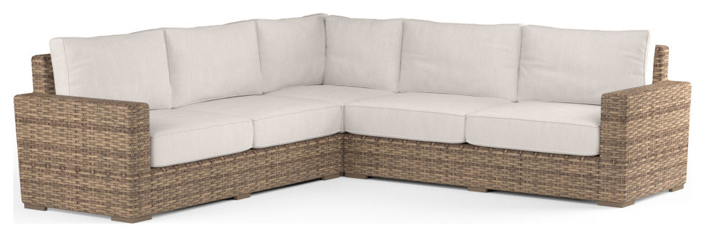 Havana All-Weather Wicker Outdoor Comfort Sectional Sofa
