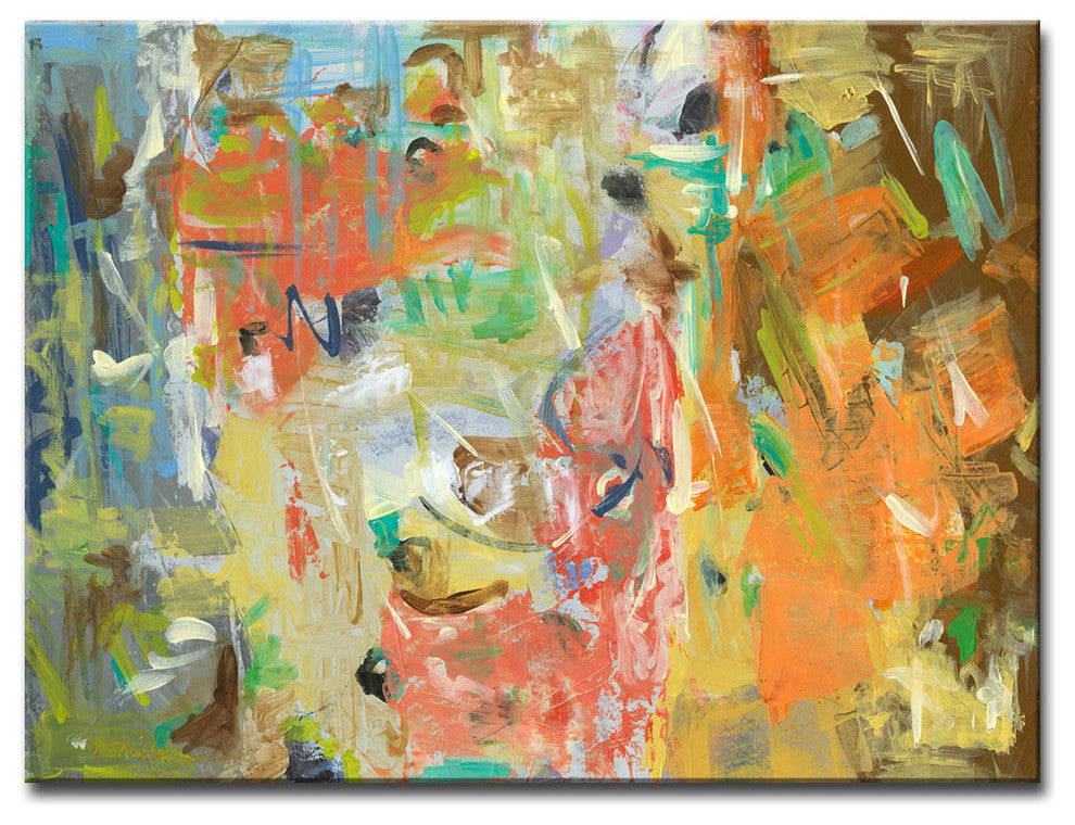 Life in Color' Canvas by Leslie Owens, 16"x12"