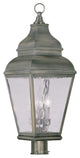 Exeter Outdoor Post Head, Vintage Pewter
