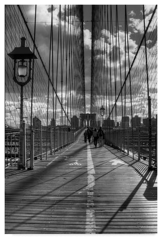 "Brooklyn Bridge 3" by Chris Bliss, Canvas Art, 22"x32"