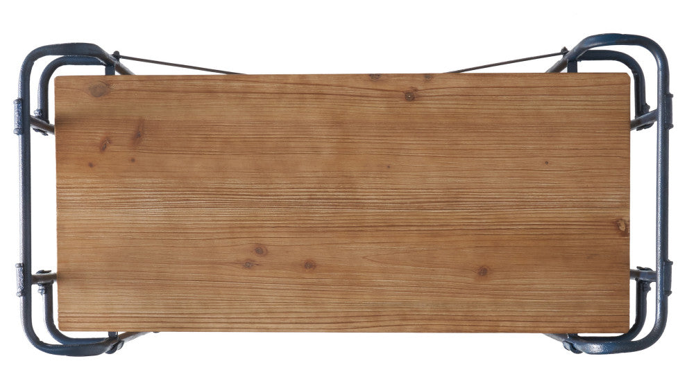 Mercia Industrial 5 Shelf Firwood Bookcase