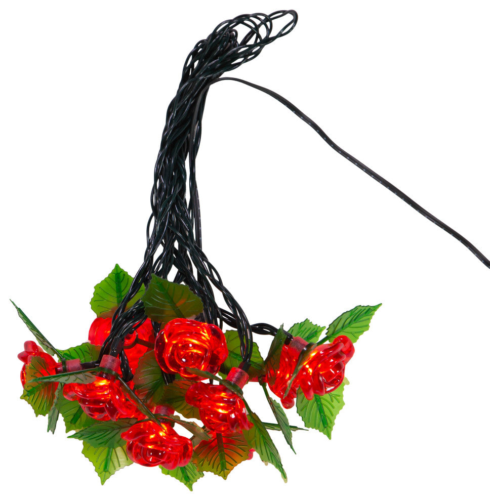UL 10 Light, LED Red Rose Light Set