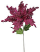 Vickerman 31" Poinsettia With 15" Flower Head, Set of 3, Mauve