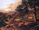 II Titian Ramsey Peale Four Elk, 21"x28" Wall Decal