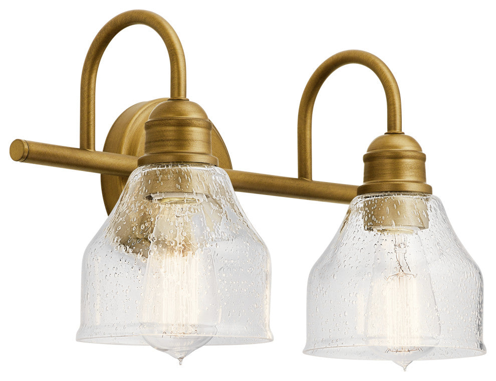 Avery Natural Brass Bath 2-Light