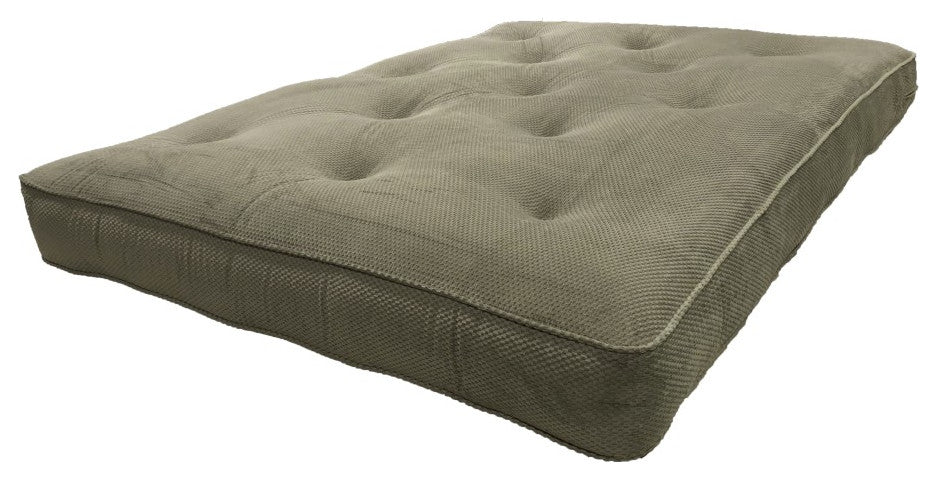 8" Green Double Poly Full Futton Mattress