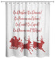 Reindeer Role Call 71x74 Shower Curtain