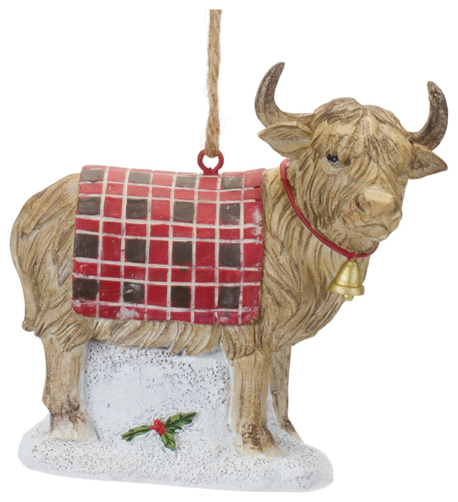 Highland Cow Ornament, 6-Piece Set