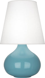 June Accent Lamp, Oyster, Steel Blue