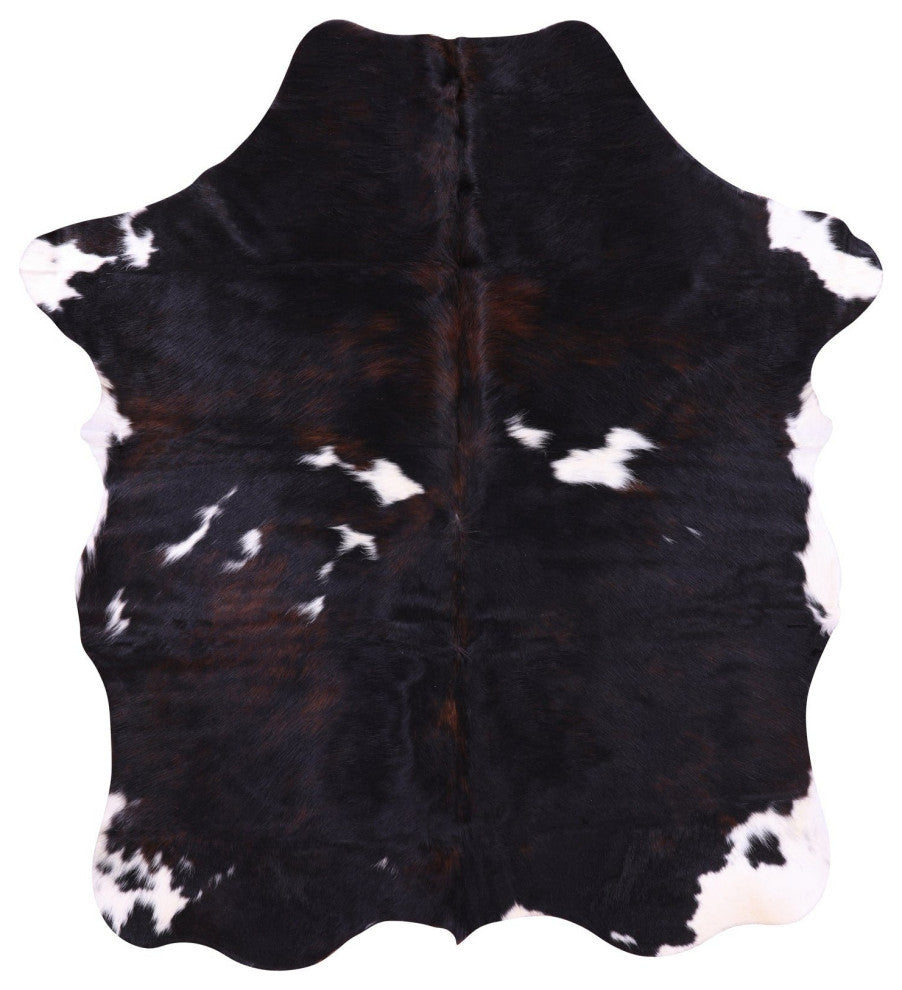 6' 6" X 5' 1" Natural Cowhide Rug C1831
