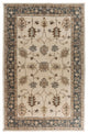 Middleton Traditional Khaki, Teal Area Rug, 2'x3'