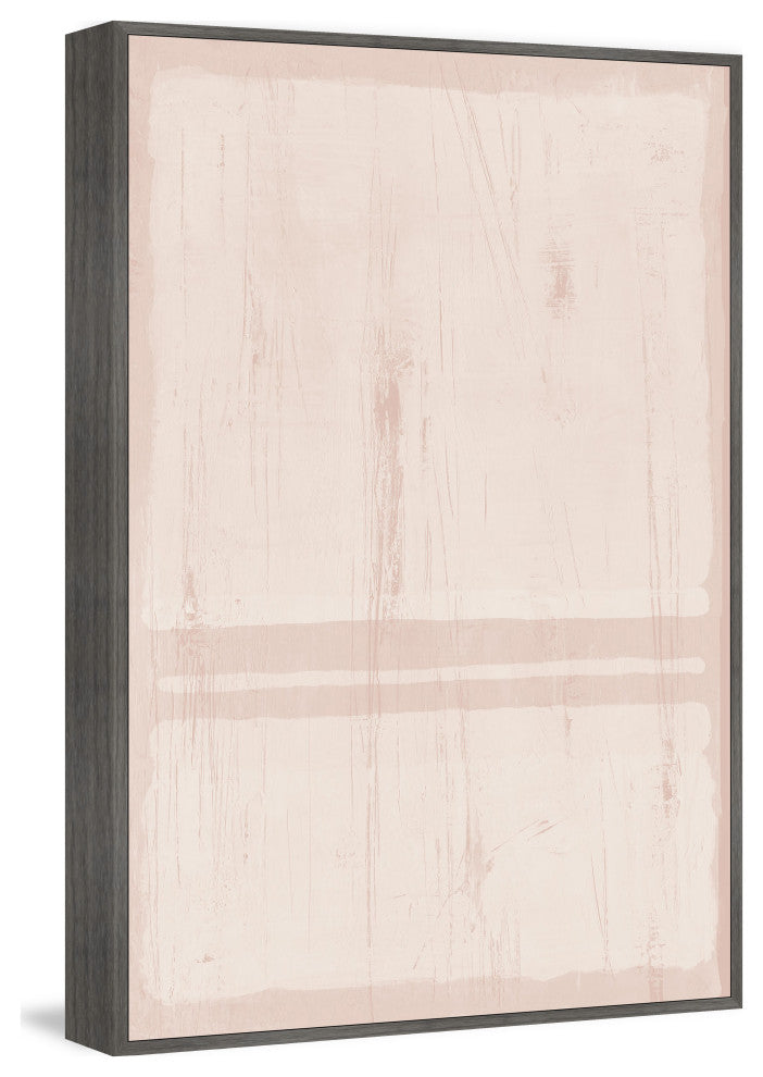 "Double Lane" Floater Framed Painting Print on Canvas, 24x36