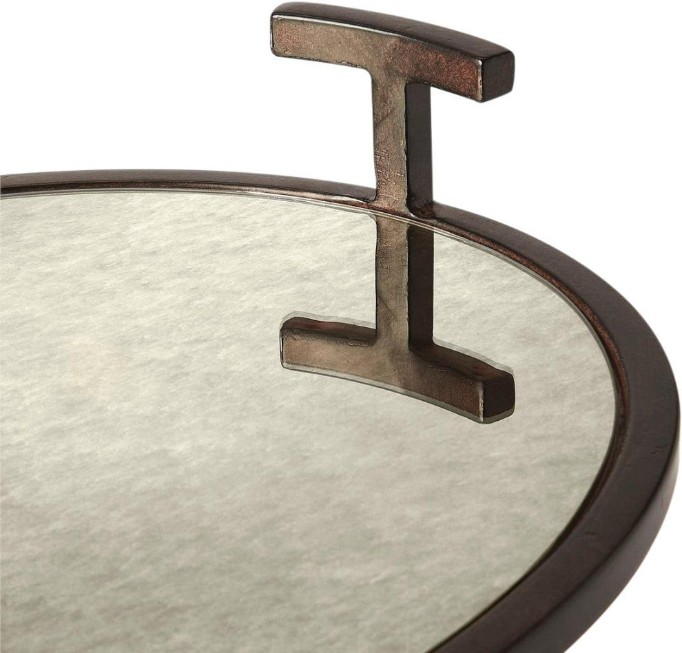 Contemporary Gold Ciro Side Table
