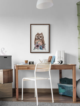 "Cutie Owl" Framed Painting Print, 24x36