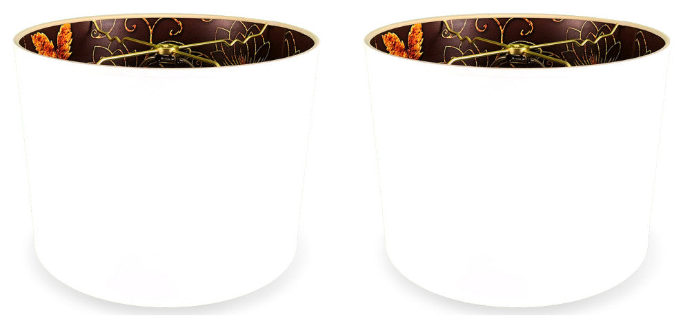 Royal Designs Modern Trendy Decorative 2-Sided Silhouette Hardback Lampshade, Go
