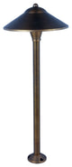 Path Light D9" H24"Antique Brassincludes Stakeg4 Halogen 20W