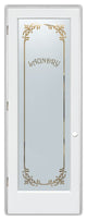 Laundry Door - Lenora Harrington Laundry - Primed - 32" x 96" - Knob on...