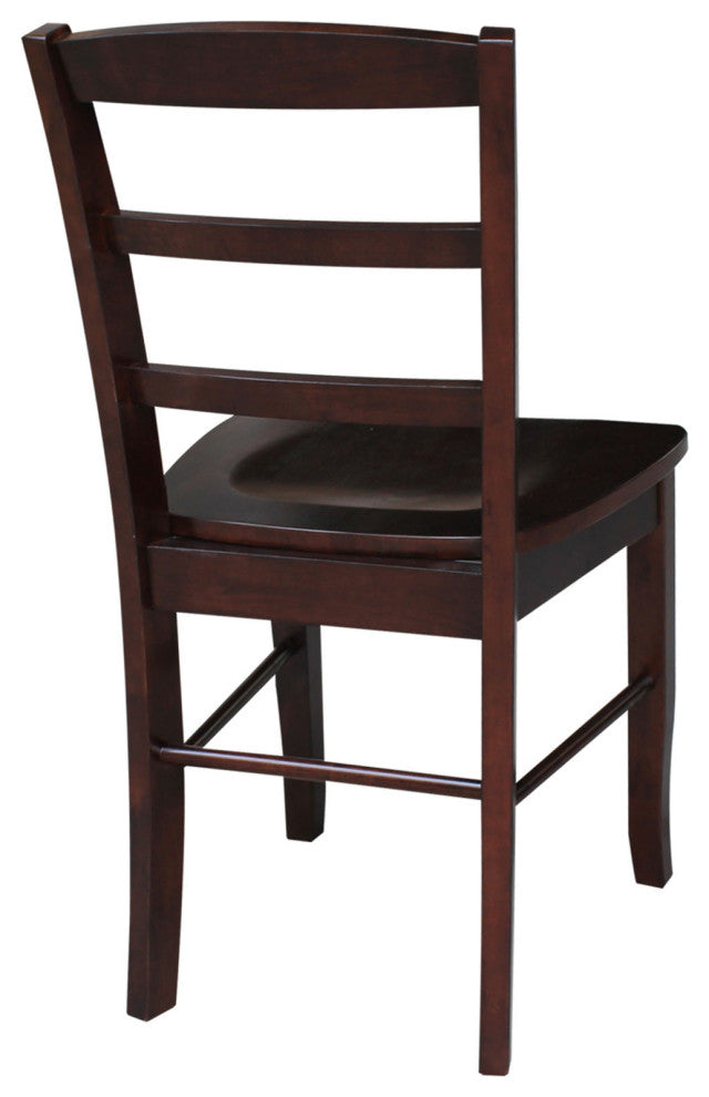 Set of Two Madrid Chairs, Rich Mocha