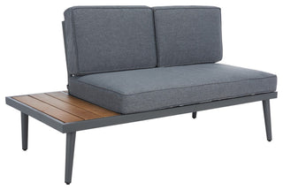 Safavieh Outdoor Guthrie Corner Living Set Natural/Grey