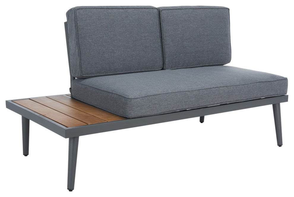 Safavieh Outdoor Guthrie Corner Living Set Natural/Grey