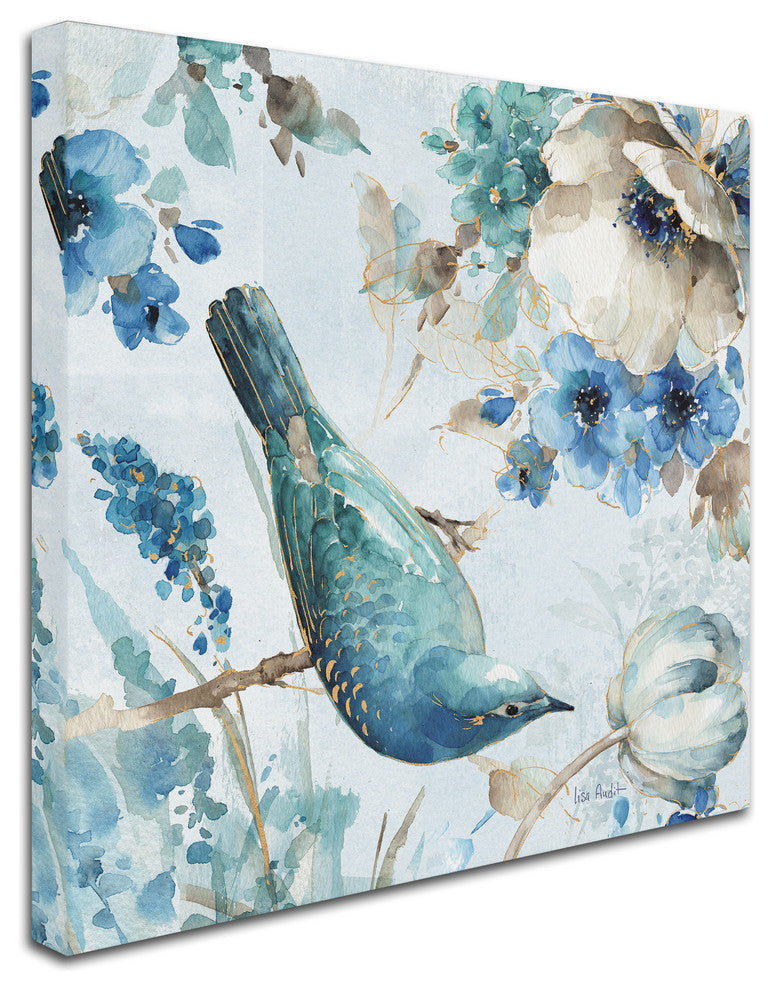 Lisa Audit 'Indigold II' Canvas Art, 18"x18"