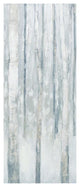 "Birches in Winter Blue Gray Panel III" Print by Julia Purinton, 32"x77"