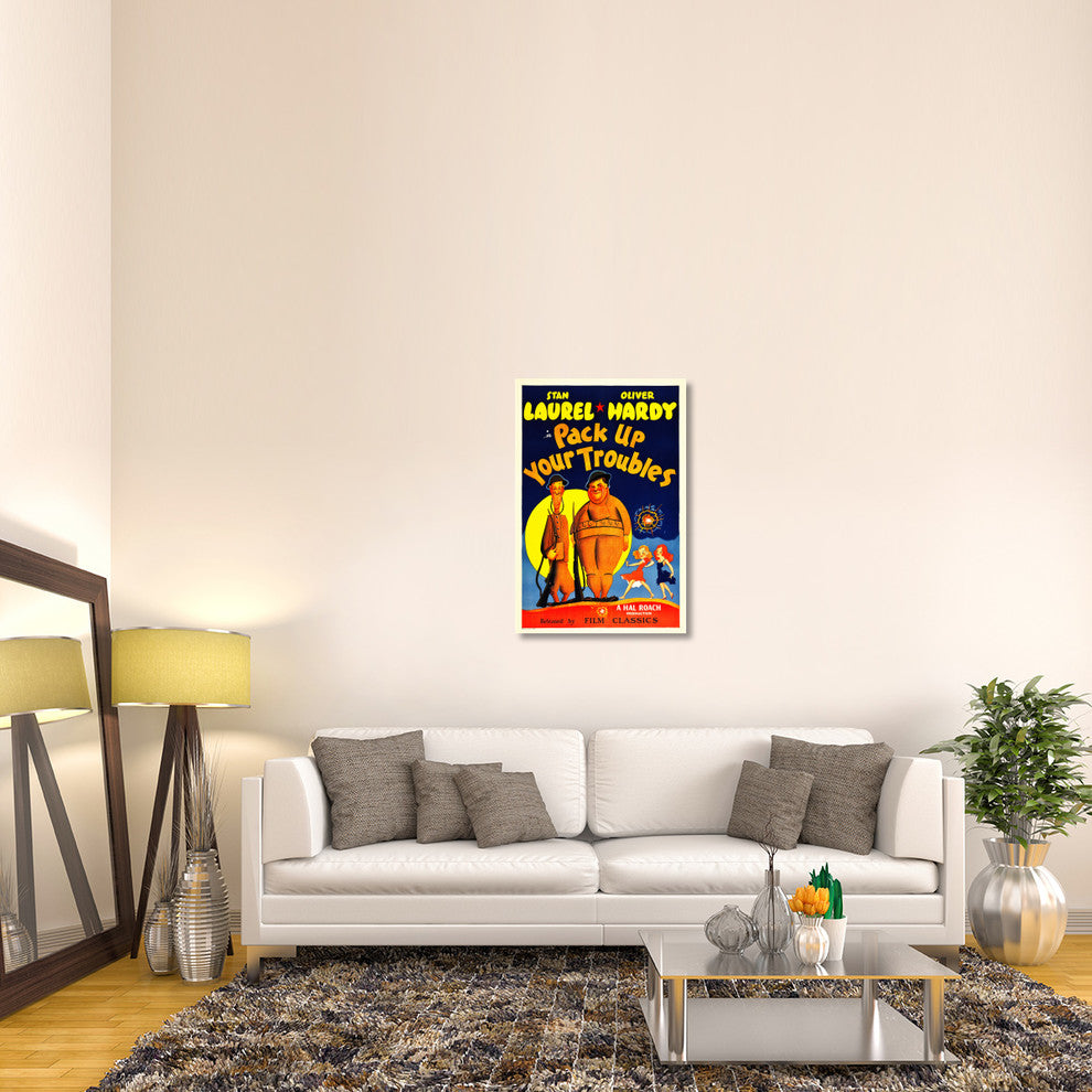 Laurel and Hardy, Pack Up Your Troubles, 1932, 27x40