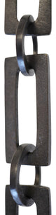 RCH Hardware Brass Rectangle Chandelier Chain, Various Finishes, Oil Bronzed Bla