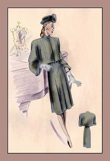 Wool Bolero Suit - Gallery Wrapped Canvas Art 28" x 42"