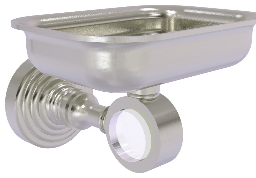 Pacific Grove Wall-Mount Soap Dish Holder, Satin Nickel