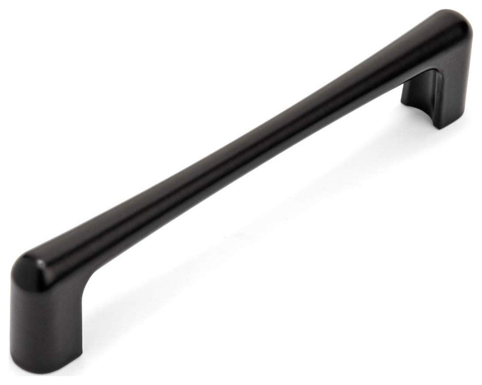 [10-PACK] Cosmas 3304-160FB Flat Black Modern Contemporary Cabinet Pull