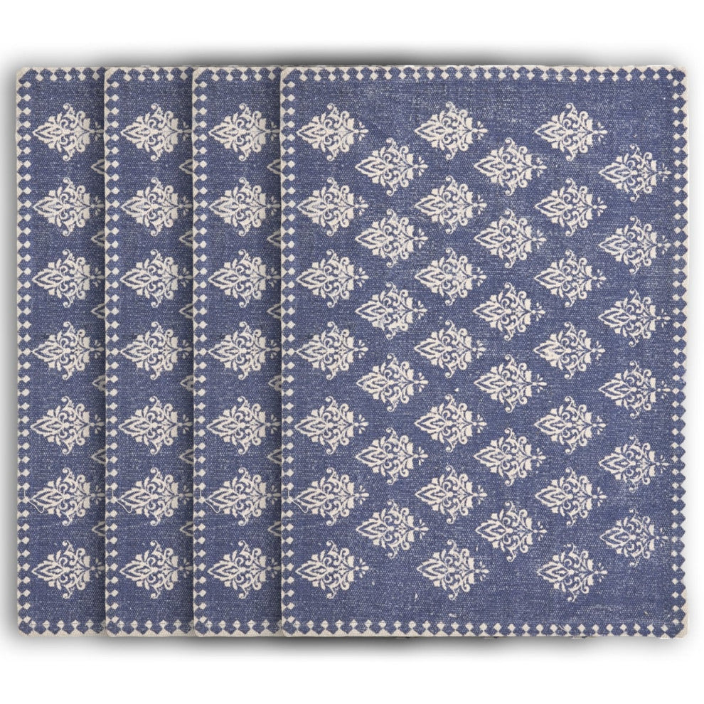 Blue Fairy-tale Motif Bordered Place Mat