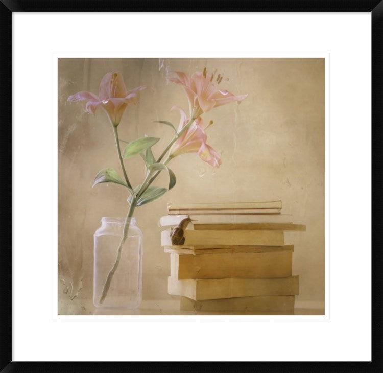"Slowly But Surely" Framed Digital Print by Delphine Devos, 26"x26"
