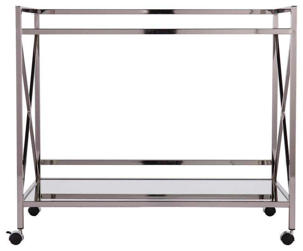 Crean Silver Bar Cart