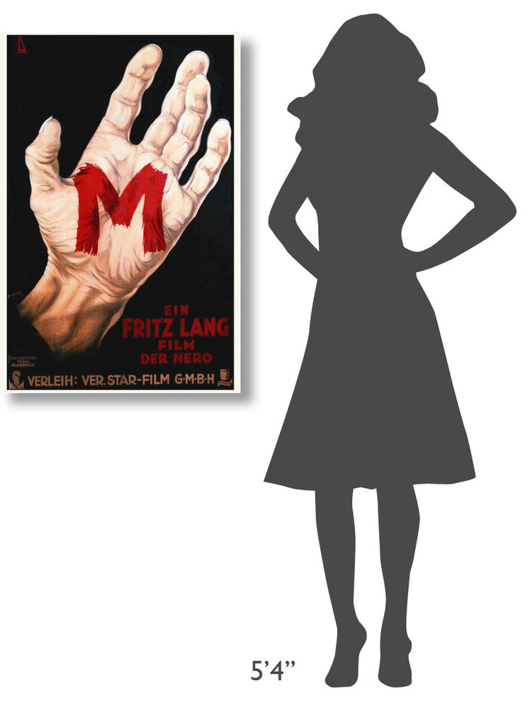 "M by Fritz Lang" Stretched Canvas Giclee by Hollywood Photo Archive, 24x36"