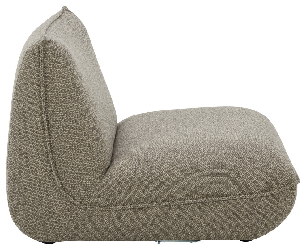 First of A Kind Zeppelin Slipper Chair Speckled Pumice