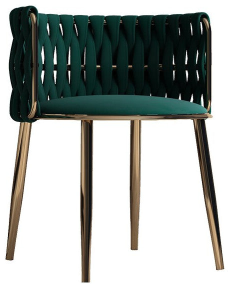 Light Luxury Nordic Single Sofa Chair, Green