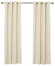 Solid Grommet Top Thermal Insulated Blackout Curtains, Beige, 72"