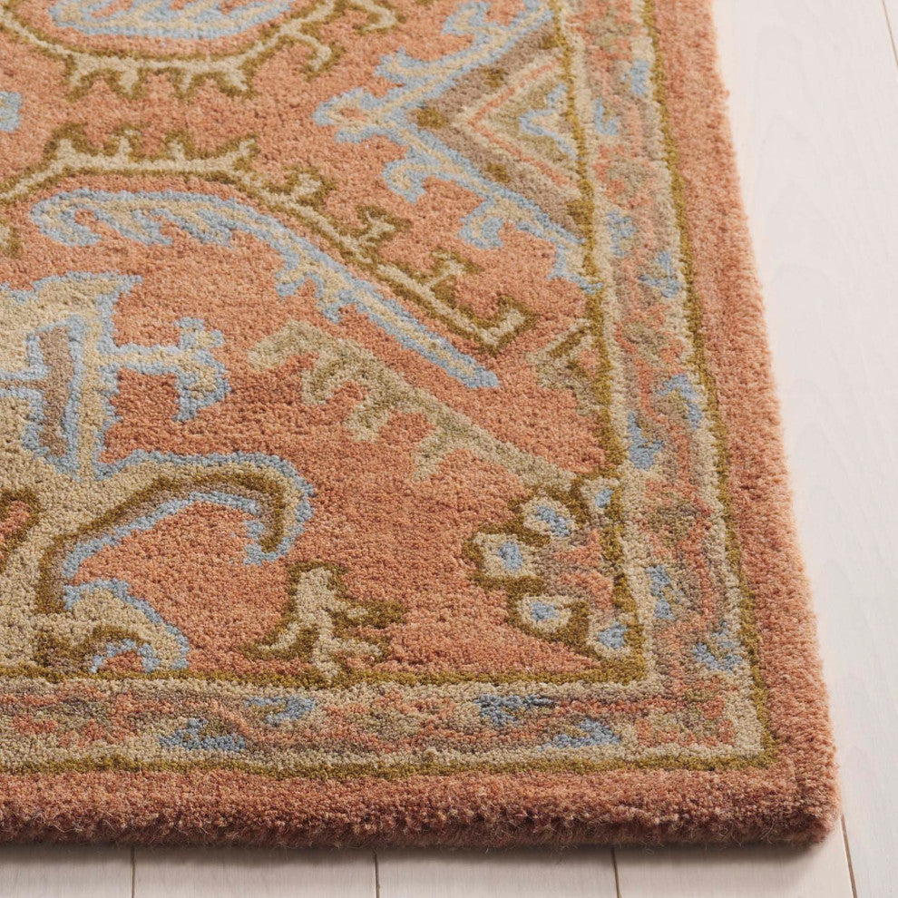 Safavieh Wyndham Collection, WYD203 Rug, Terracotta, 7' Square