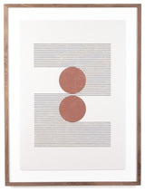 Woodblock The Hug Beige Roseanne