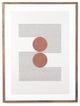 Woodblock The Hug Beige Roseanne