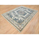 Ivory Hand Knotted Reimagined Persian Viss Design Wool Oriental Rug  7'9"x10'4"