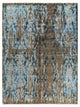 Ikat One-of-a-Kind Hand-Knotted Area Rug Gold, 9' 1" x 12' 3"