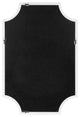 Hogan Framed Scallop Wall Mirror, White, 20x30
