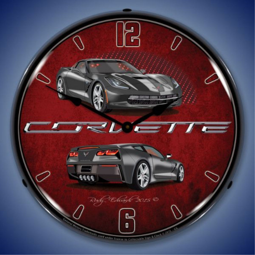 GMRE1502572 C7 Corvette Cyber Grey Clock