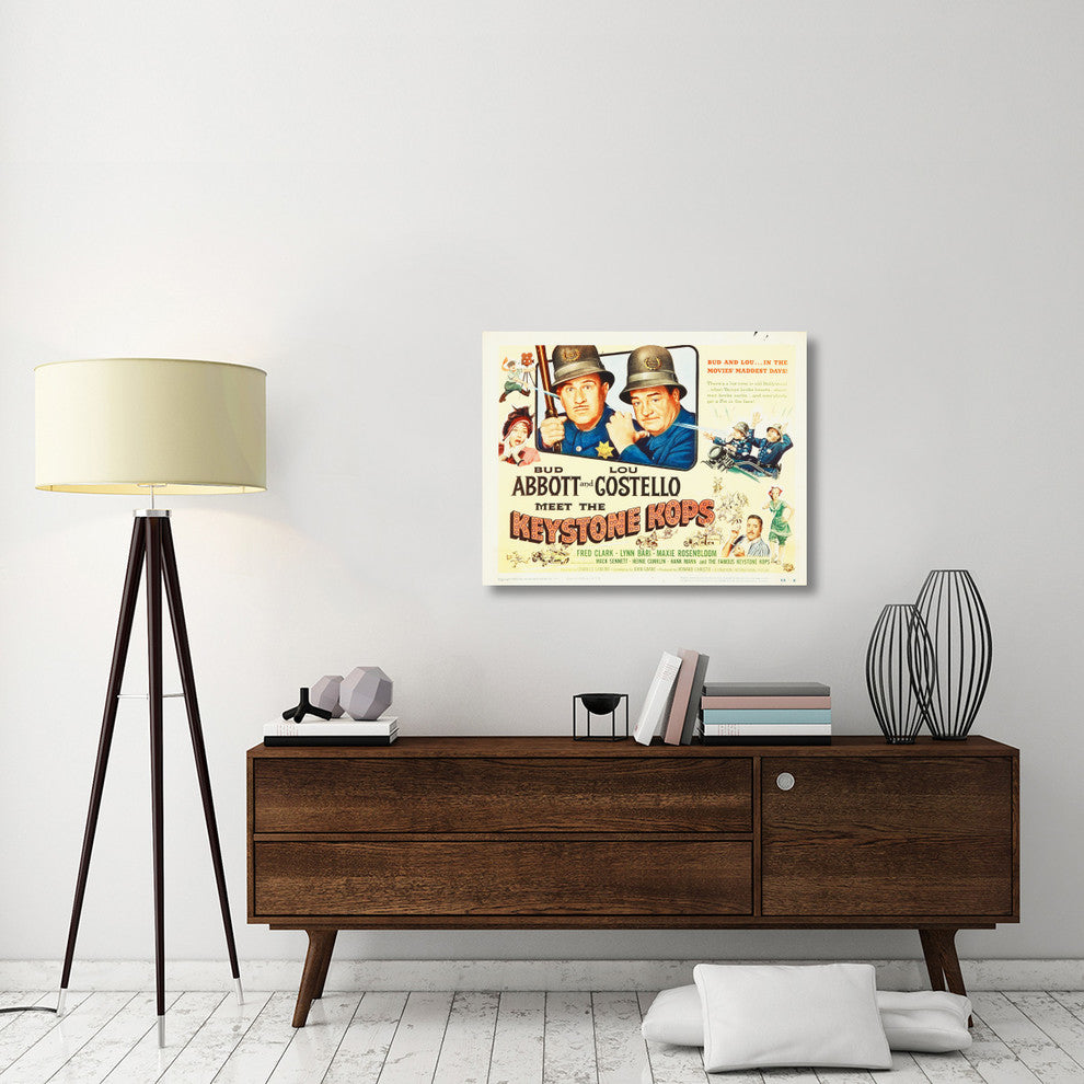 "Abbott & Costello - Keystone Kops" Canvas by Hollywood Photo Archive, 36x28"