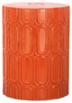 Safavieh Indoor-Outdoor Melody Garden Stool, Orange
